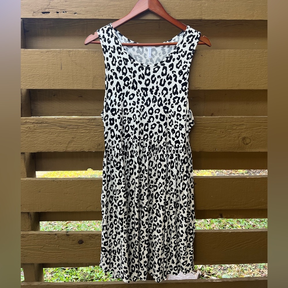 Leopard print dress